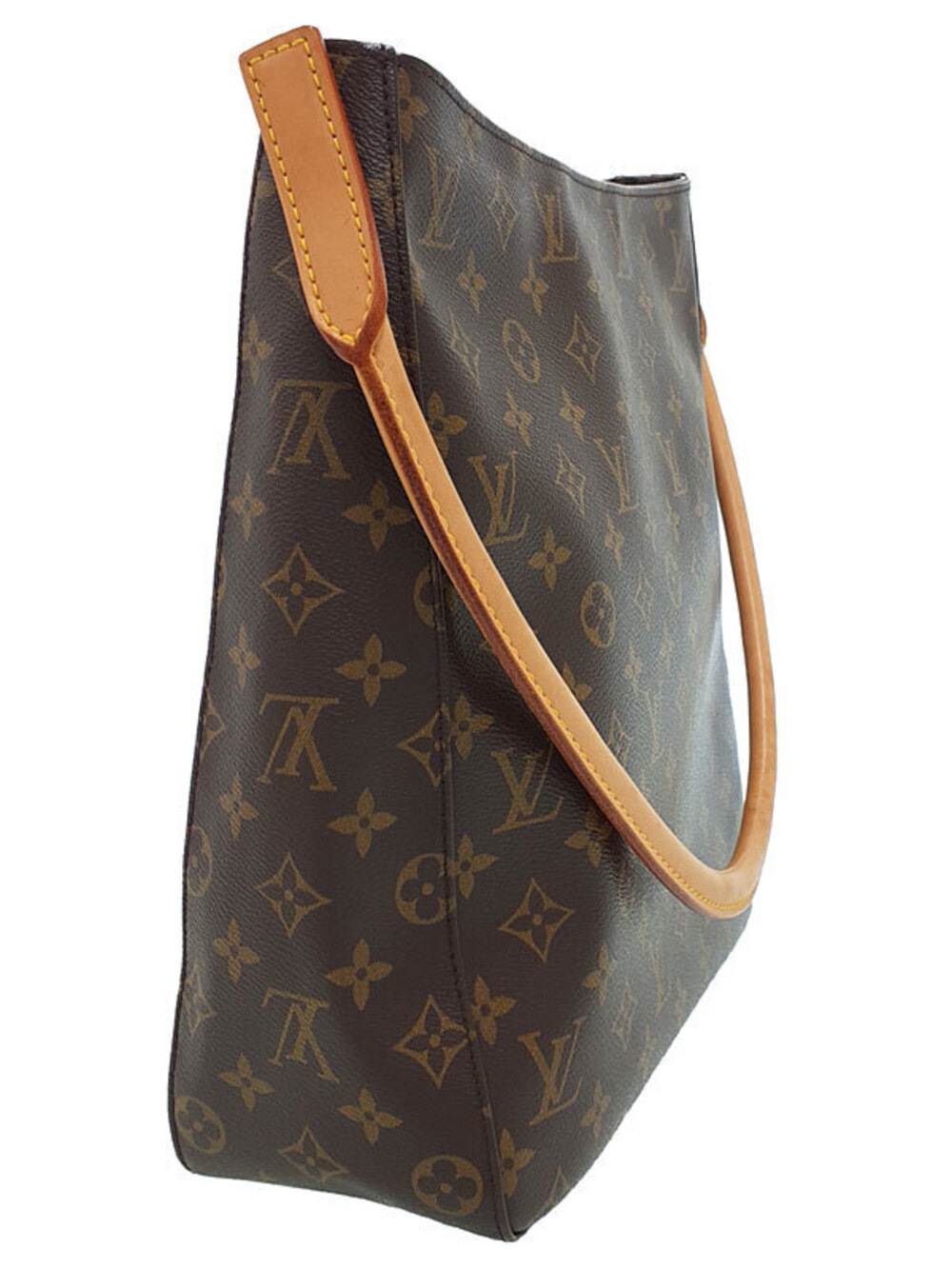 Louis Vuitton Bag Looping Monogram Shoulder Brown
